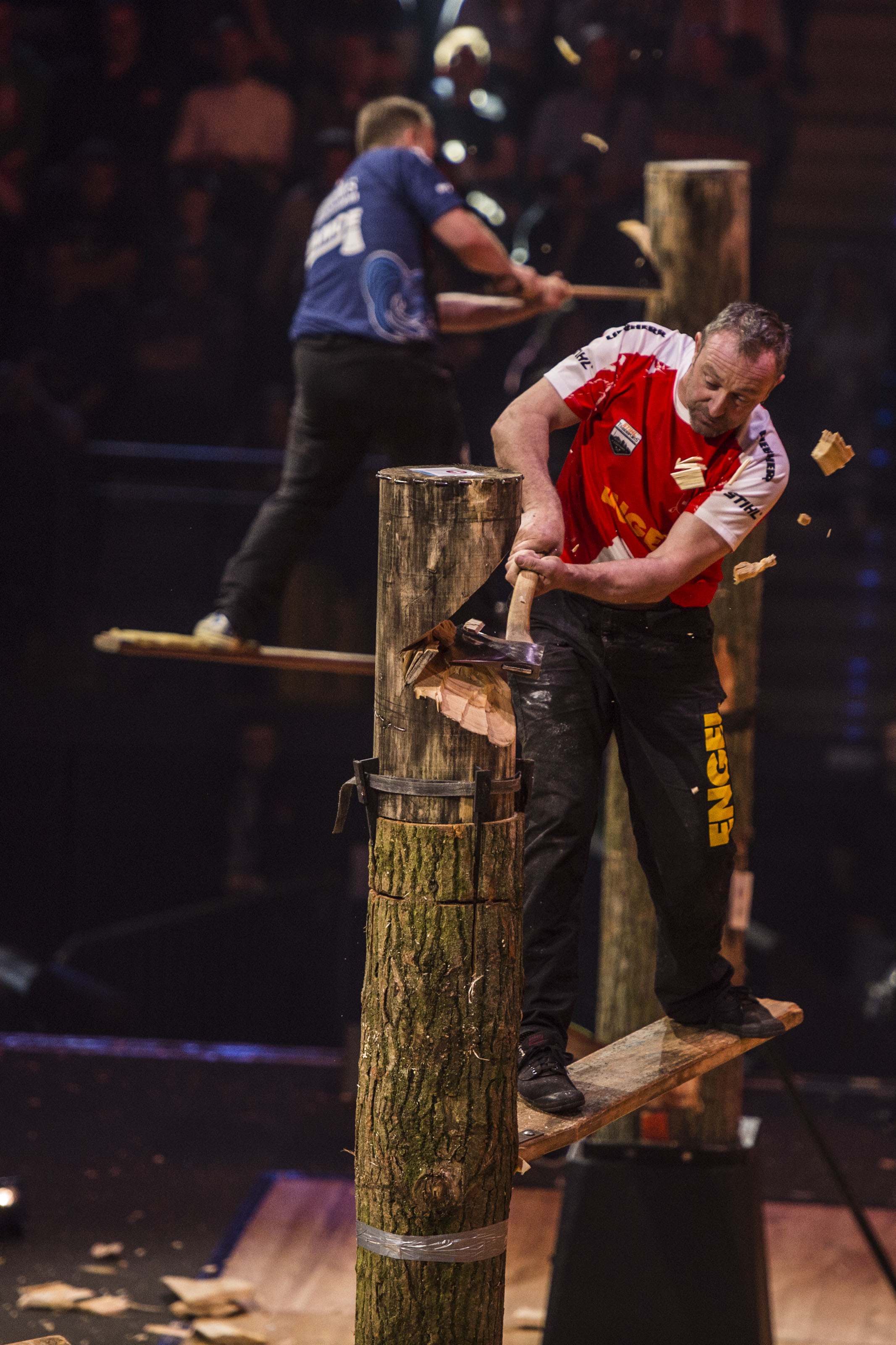 Springboard discipline at a TIMBERSPORTS® Event