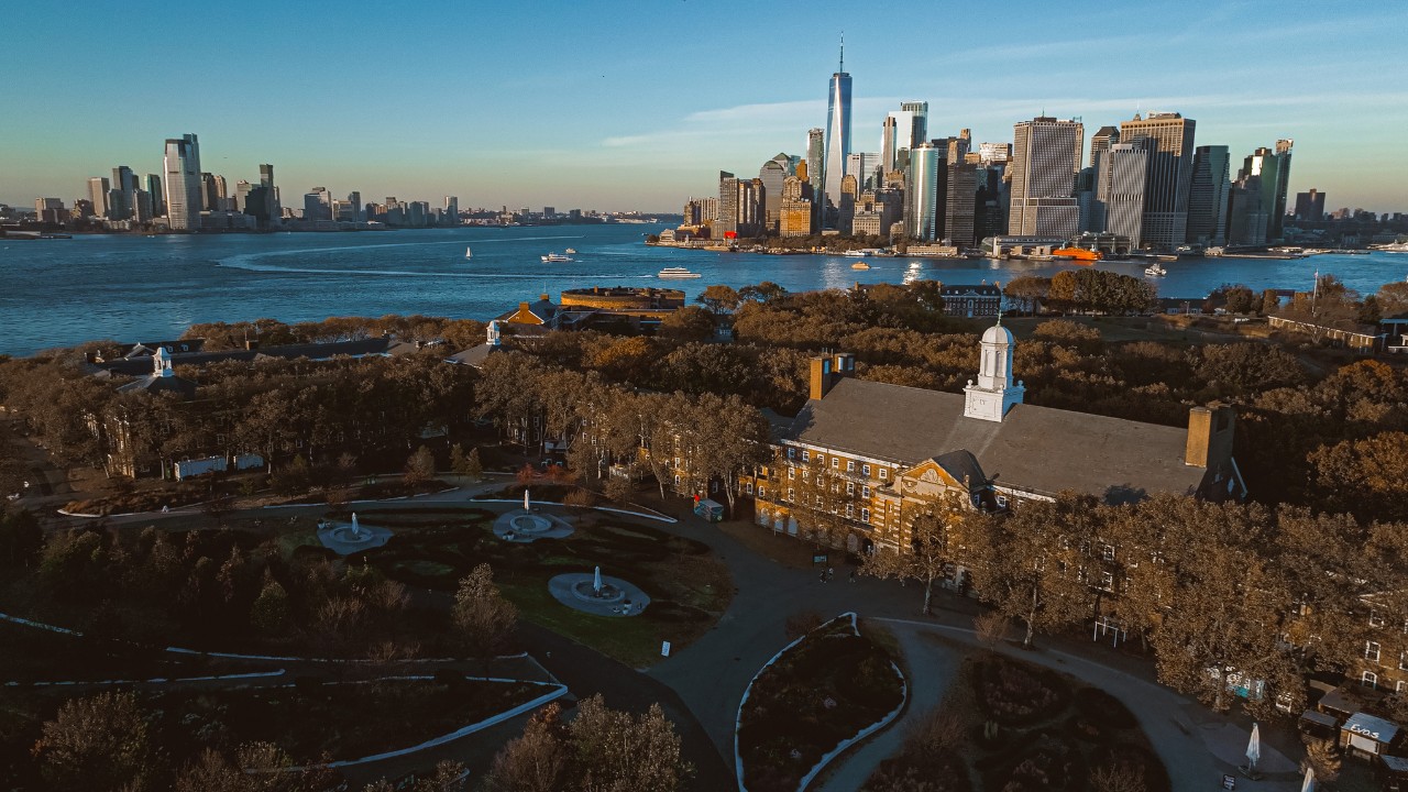 Urban Forestry on Governors Island, New York