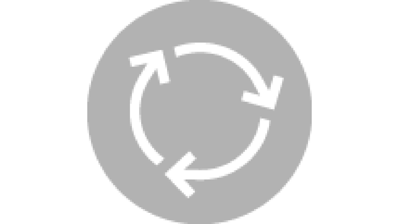 Sustainability cycle icon