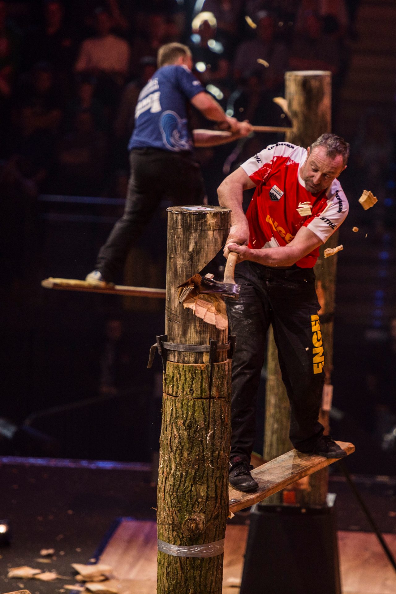 Springboard discipline at a TIMBERSPORTS® Event