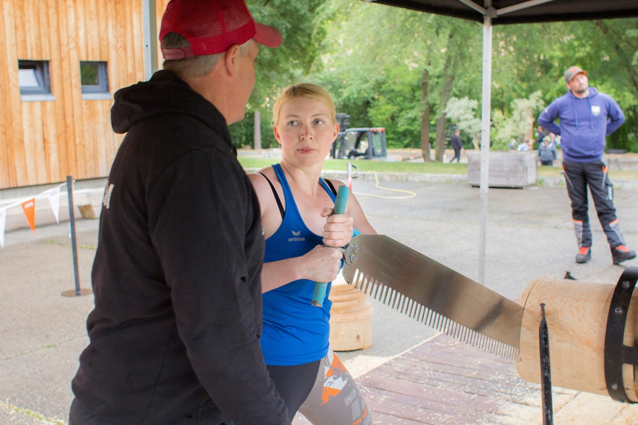 Trainers are always on hand to offer advice to participants