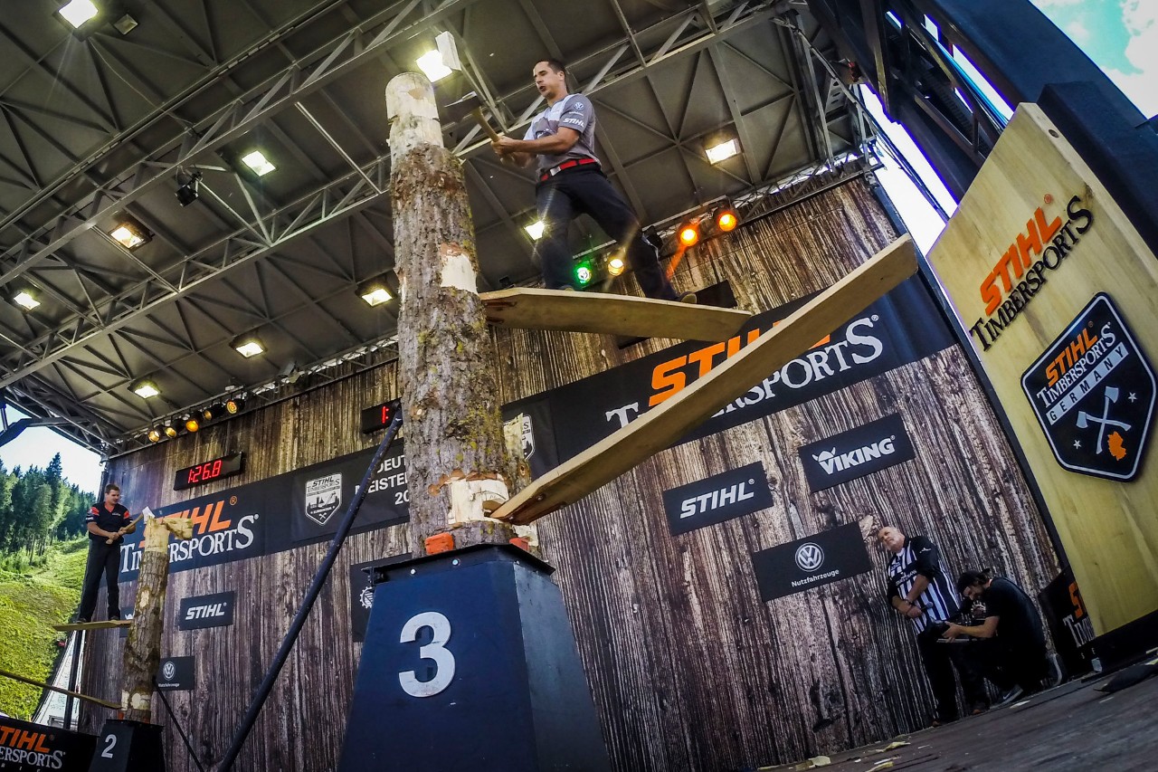 Athlete in the Springboard discipline